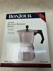 Bonjour aluminum coffee pot, brand new, makes 3 cups