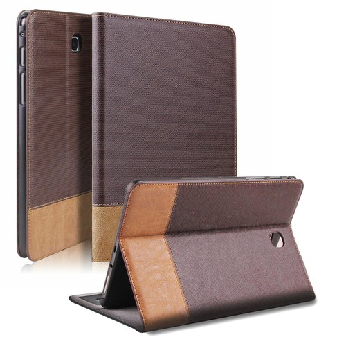 Folio Flip Stand Leather Case For Samsung Galaxy Tab E 9.6"/Tab E 8.0" Tablet - Picture 30 of 36