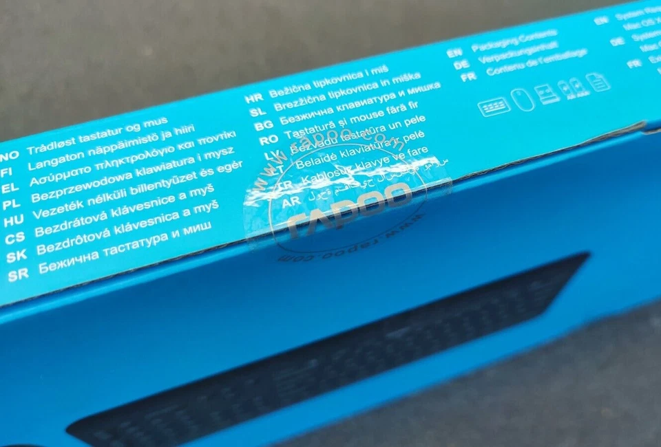 Rapoo X3500 Wireless Keyboard and Mouse UK Keyboard Layout 2.4 Ghz - Image 3 of 4