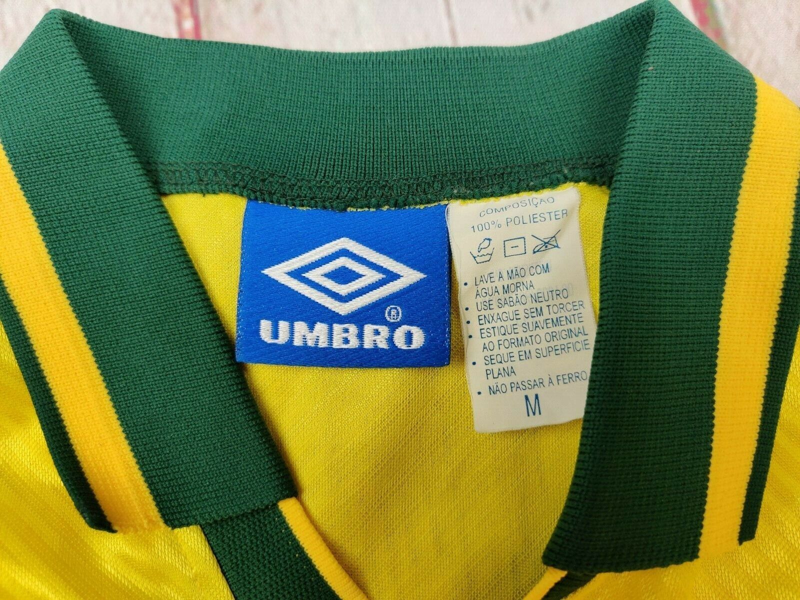 BRASIL 1996 Home Football Soccer Shorts Umbro