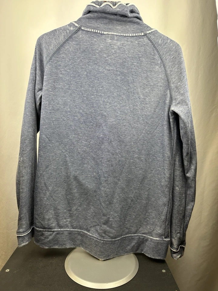 Женский пуловер Green Tea Blue Cowl Neck с длинным рукавом размер Small - Изображение 2 из 4