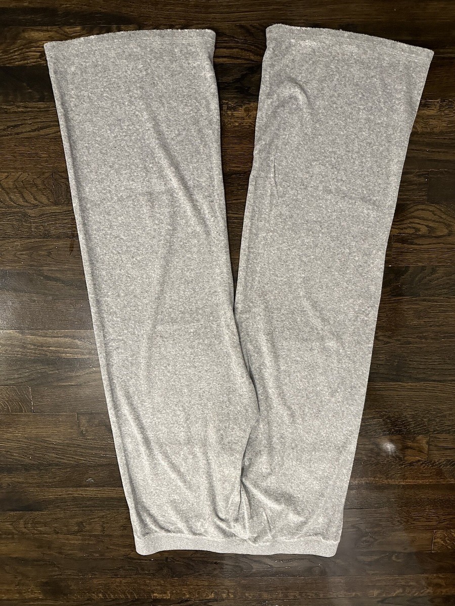 Vintage Juicy Couture Gray Terry Velour Pants Y2K X Large XL