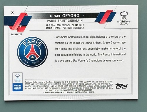 2022-23 topps chrome women's uefa base w variant and inserts Pick you card(s) - Picture 32 of 437