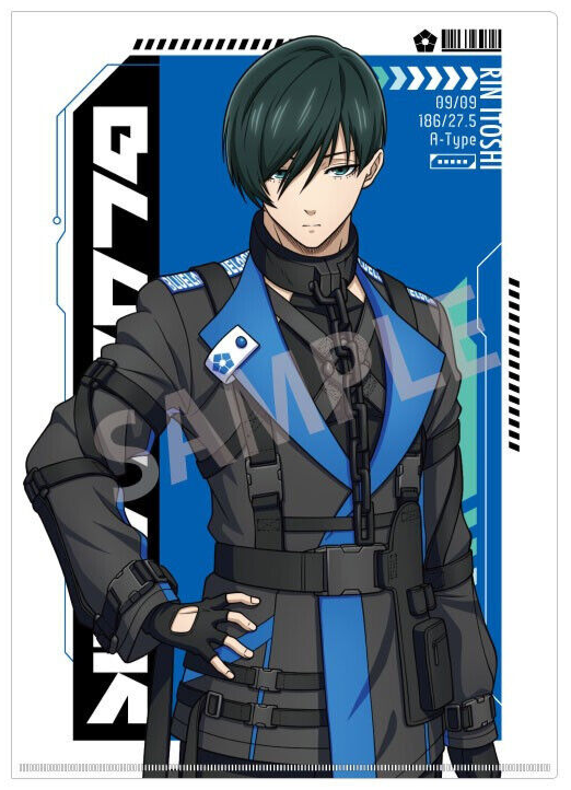 BLUE LOCK Cyberpunk Rin Itoshi A4 Single Clear File BLUELOCK TV