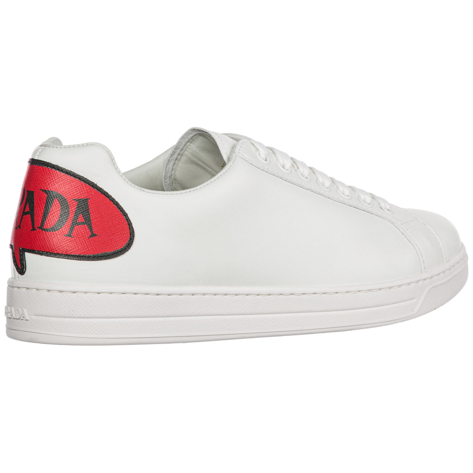 Prada sneakers men Bianco + Fuoco logo shoes trainers eBay