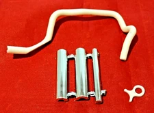 Model Truck Parts AMT White Western Star Semi Truck Muffler 1/25
