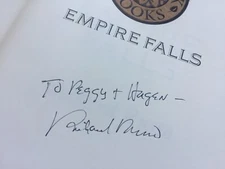 SIGNED - EMPIRE FALLS by Richard Russo (2001, Hardcover)
