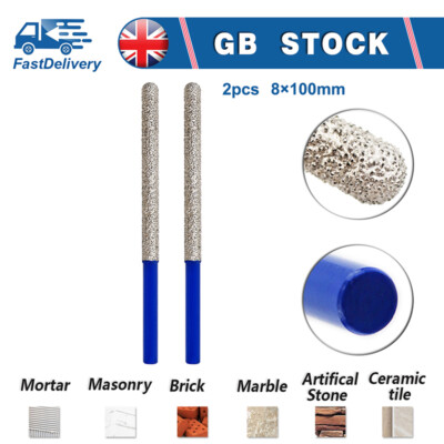 Diamond Mortar Raking Bit  7.2mm Coarse Raking Brick Stone Removal How Saw 2pcs