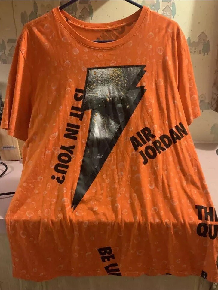 Air Jordan Gatorade All Over Print Be Like Mike T-shirt Mens XL AJ1165-819
