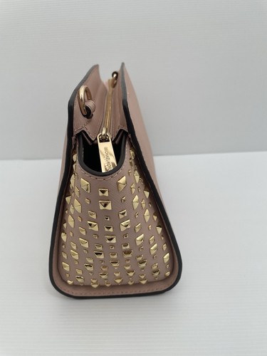 Michael Kors MK Selma Gold Stud Saffiano Leather Satchel Crossbody - Picture 3 of 18