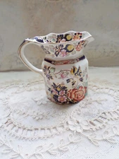 Antique Pitcher by Mason’s from the ´Mandarin’ Pattern 5.5"