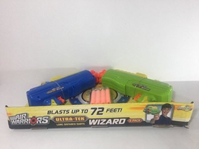 Air Warriors Ultra-Tek Wizard 2-pack dart blaster guns by Buzz Bee