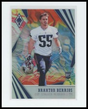 Braxton Berrios 2018 Panini Phoenix #187 Rookie Color Blast Patriots