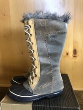 Sorel CATE THE GREAT 7 BISCOTTI CURRY  Boots EXCELLENT Waterproof Fur SNOW Ski