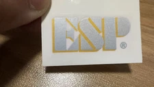 2Pcs Custom Made Quality ESP Guitar Headstock Waterslide Transfer Decals Sticker