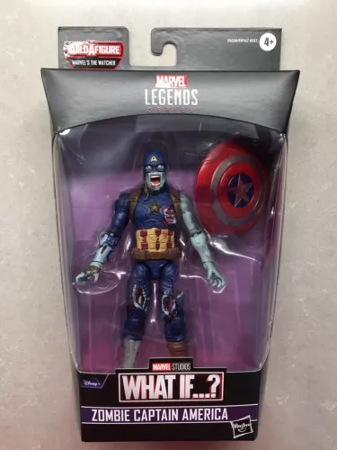 Marvel Legends What If? ZOMBIE CAPTAIN AMERICA The Watcher BAF New Sealed NIB