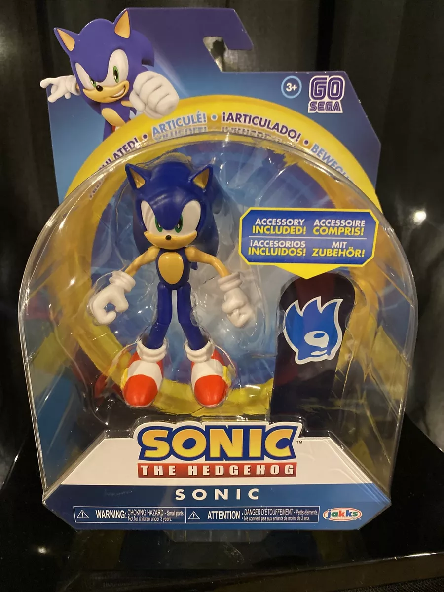 WAVE 2 Jakks Sonic The Hedgehog 4 Sonic Articulation Figure with Snowboard  Sega