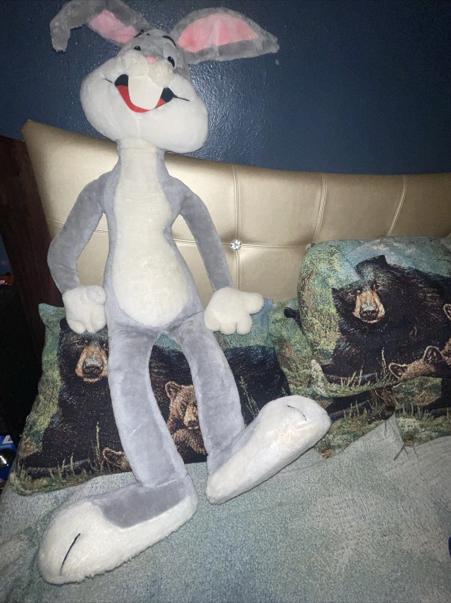 RARE* 41” Plush Vintage 1971 Warner Bros Bugs Bunny Mighty