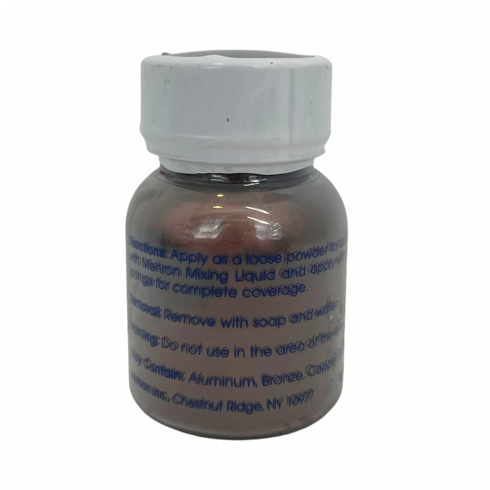Mehron Polvo Metálico Bronce #129 .75oz 22g Suelto Ultra Fino Maquillaje Pigmento Nuevo Foto 3 de 4