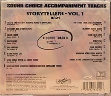 SC8821 STORY TELLERS  NEW   SOUND CHOICE KARAOKE LOT SH