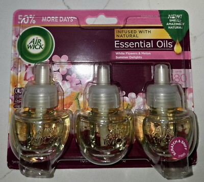 Air Wick White Flowers & Melon Essential Oil Refills