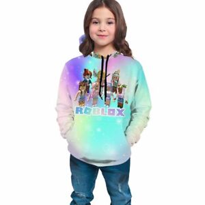 Roblox Girls Characters Galaxy Kids Teen Pullover Hoodies Fashion Casual Coats Ebay - roblox hoodie kids