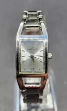 Anne Klein New York Ladies Quartz Silver Tone Watch 10/G419- New Battery