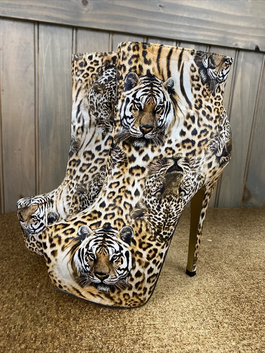 Tiger sales high heels