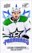 2024-25 UD Ice Premieres Minis Logan Stankoven ROOKIE Clear Cut #MP-ST Rare SSP