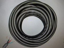 WindyNation 35 ft. 16/4 16-Gauge 4 Conductor 300-Volt Black SJOOW Cable Cord