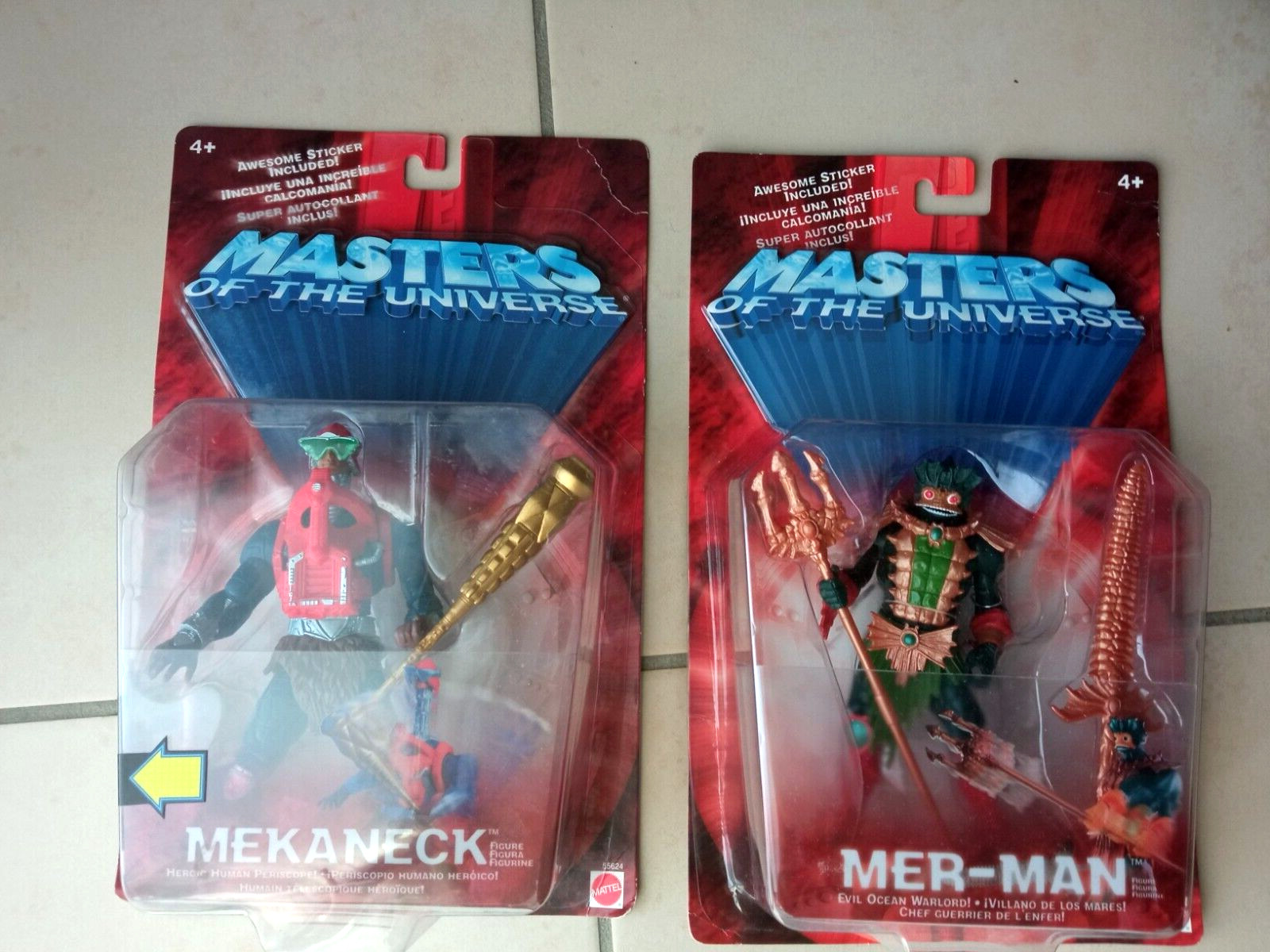 Figurines de collection Motu 200X Mer-Man Mekaneck Maître de l'Univers