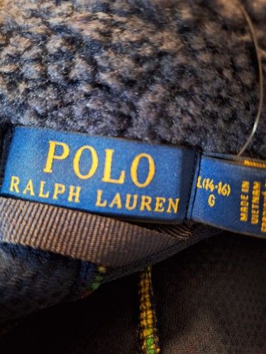 NWT Polo Ralph Lauren Boys Fair Isle Fleece Jacket Size L (14 - 16) - Picture 4 of 4