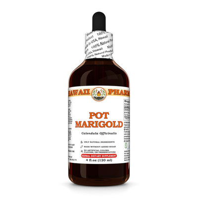 Pot Marigold (Calendula Officinalis) Dried Flower Liquid Herbal Extract