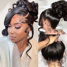 360 Lace Front Wig Human Hair - 220 Density Body Wave HD Brazilian Virgin Full