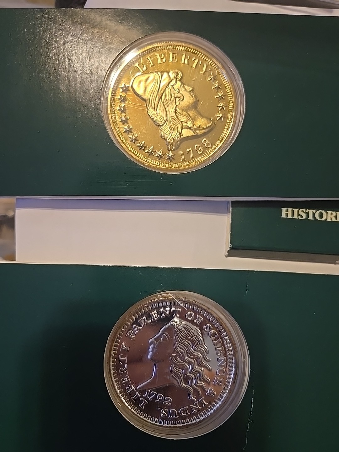 LOT Of Classic Replica Coins of America .999 silver plated