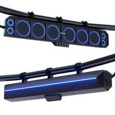 800W 10 Speakers Waterproof Bluetooth Polaris UTV Sound bar CanAm FM Radio USB