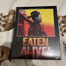 SEVERIN UMBERTO LENZI EATEN ALIVE ! NEW/SEALED BLU-RAY w/SLIPCASE JANET AGREN