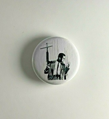 Malcolm X 1  Button M008B Pin Badge