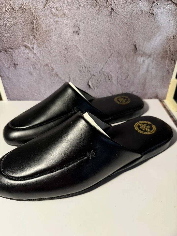 Zapatilla sin cordones LB Evans Duke Scuff para hombre, estilo 2761, talla 11 EEE negra, nueva con caja Foto 4 de 4