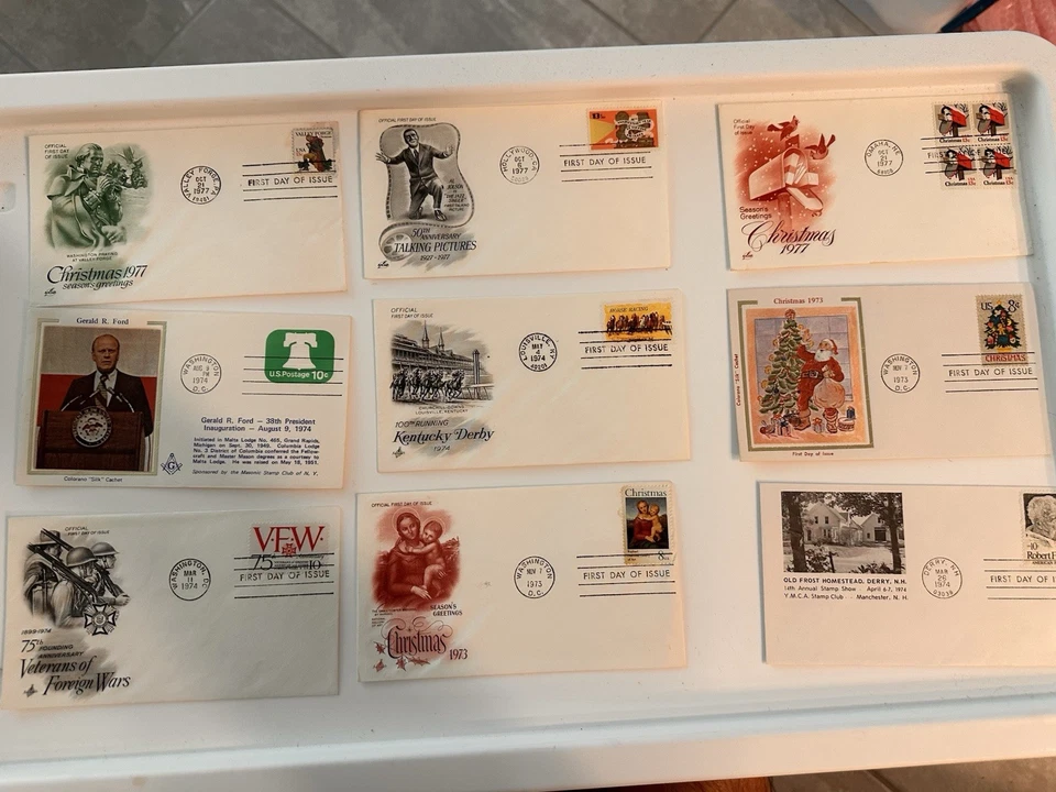 Collection of 48 First Day Covers – Politics, Aviation, Holidays, Sports & More - Image 4 of 4