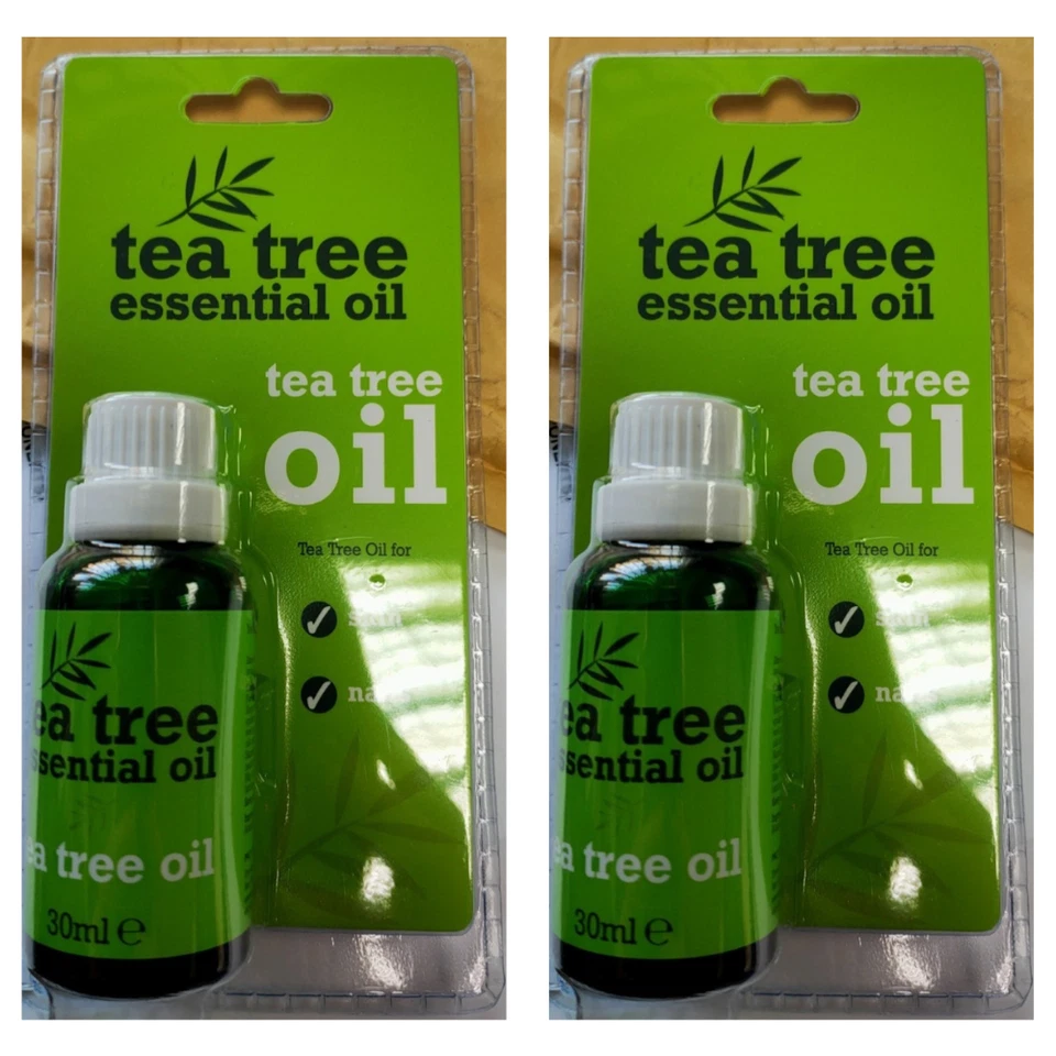XPEL 2 Tea Tree Essential Oil Antiseptic AntiFungal AntiBacterial Skin Nail 30ml