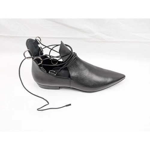 SAINT LAURENT (YSL) Scarpe stringate Saint Laurent Paris Q:2 Goth 15 in nero nuove con etichette 43