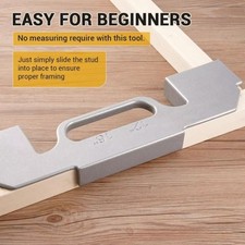 Center Stud Layout Framing Spacing Positioning Jig  Framing Tool