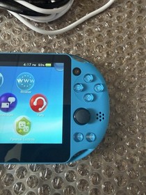 Sony PS Vita 2000 Slim PCH-2000 - Aqua Blue Charger US Seller