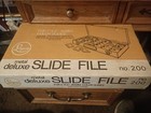 Lot of 2 (2"x2") Slide File Boxes! For either glass- or paper-bound slides! — photo 4