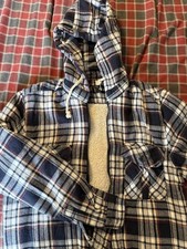 Women s Flannel Jacket with Good Fleece Lined Size S/M