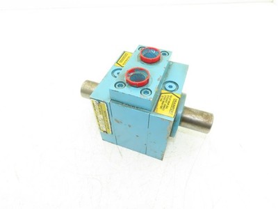 Micro Precision MPR 3-22V-OIL Rotac Hydraulic Rotary Actuator Dual Shaft 1000psi