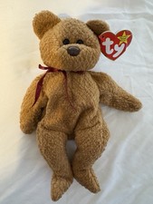 Nostalgic TY Beanie Baby CURLY Bear 1996 Vintage With Tag FREE SHIPPING 