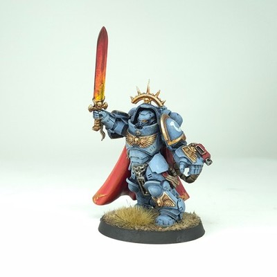 Gravis Captain Ultramarines Painted Space Marines Warhammer 40k