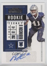 2020 Panini Contenders Rookie Ticket Reggie Robinson II #251 Auto 1p8p